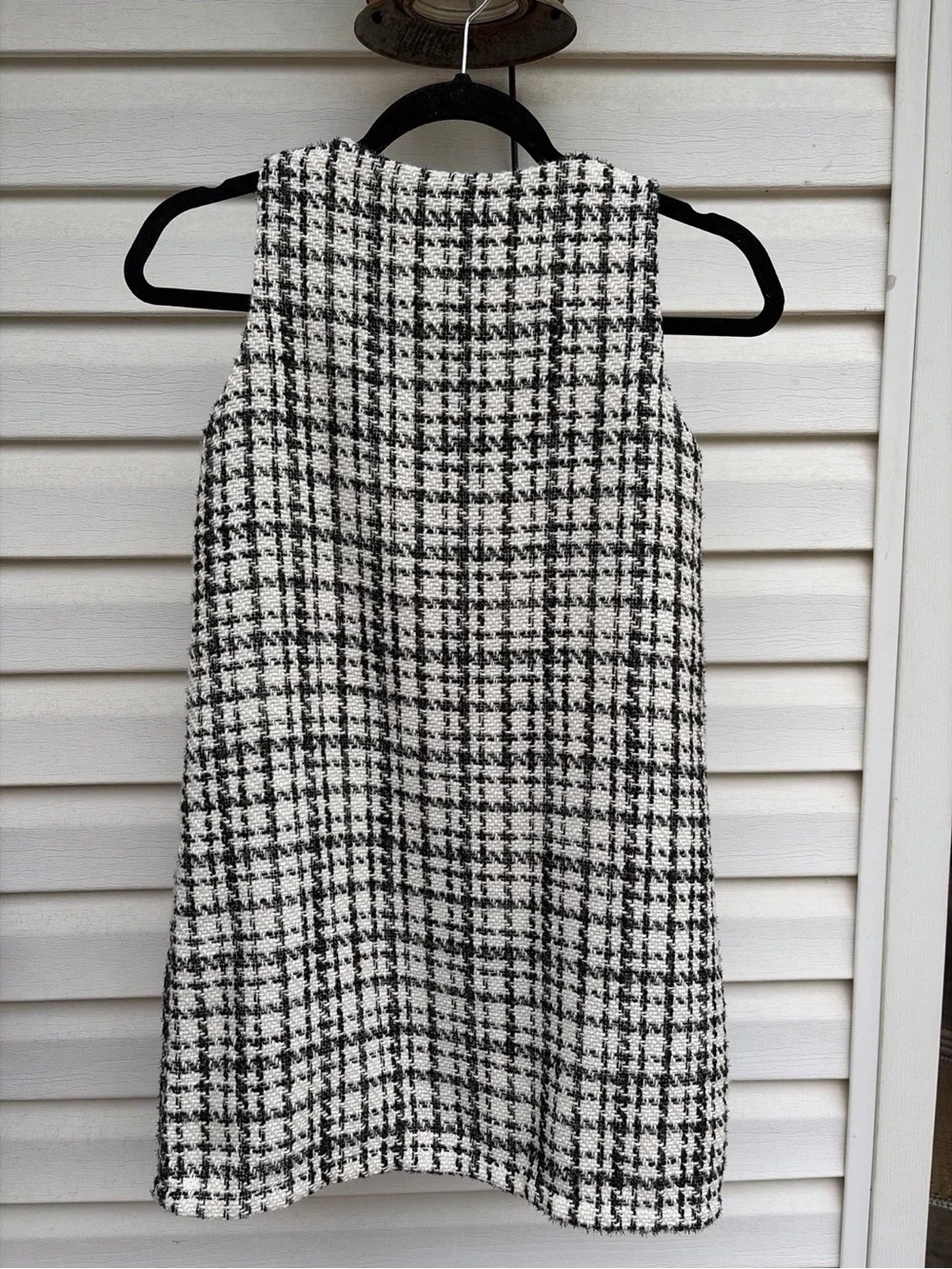 Gymboree Girls Size 12 Tweed Dress Black Ivory Holiday Christmas Church